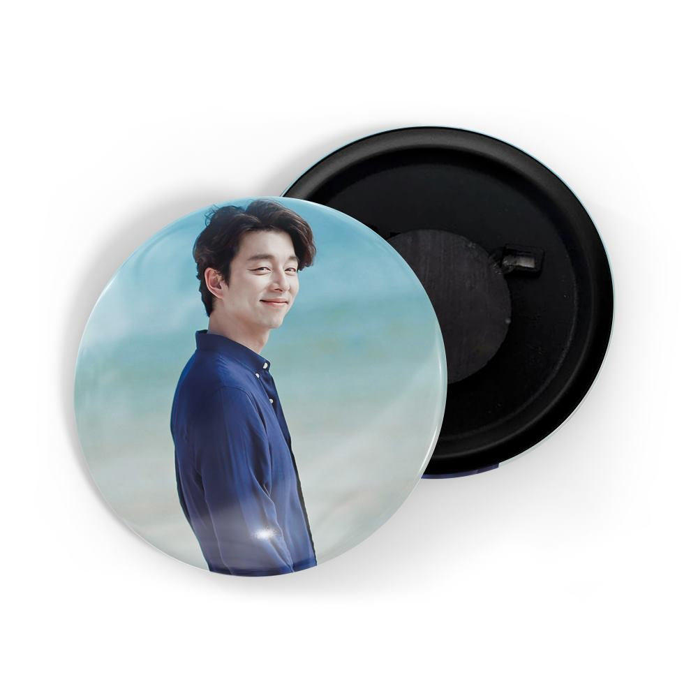 dhcrafts Fridge Magnet K-Drama Korean Actor Multicolour Gong Yoo D5 Glossy Finish Design Pack of 1
